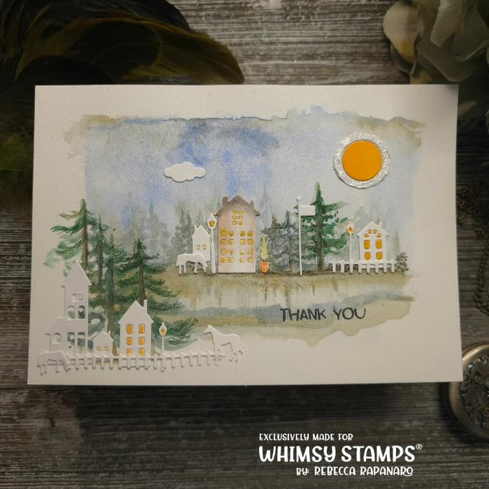 Slimline Scenic Countryside Die - Whimsy Stamps