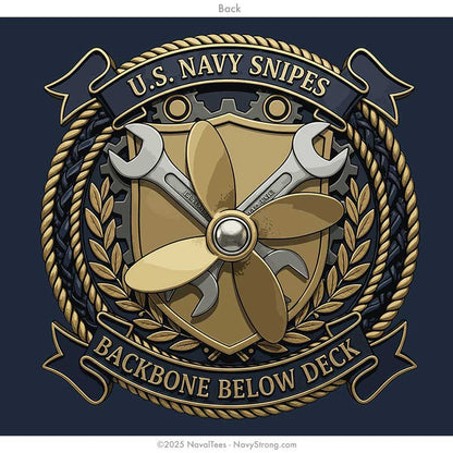 "Snipe Badge" Tee | Navy