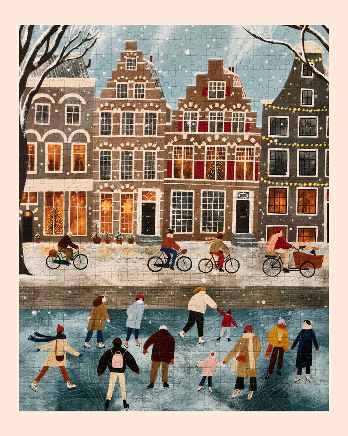 Snow Day in Amsterdam | 500 Piece Jigsaw Puzzle