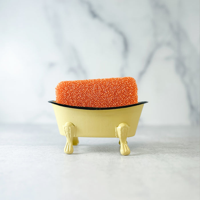 Soap Dish Bathtub, black rim (4 colors)