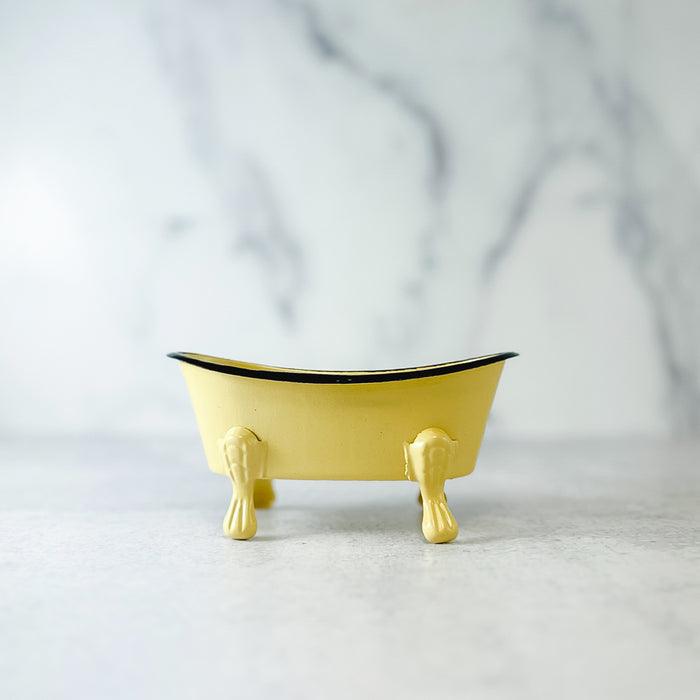 Soap Dish Bathtub, black rim (4 colors)