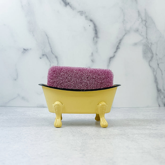 Soap Dish Bathtub, black rim (4 colors)
