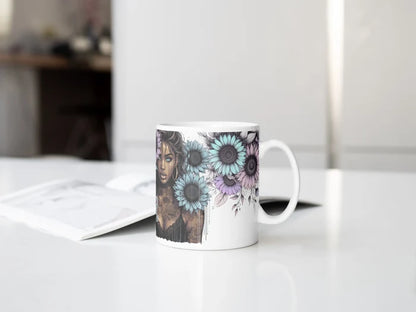 Soft Petals, Savage Soul | Funny Floral Mug for Women| 1314 Creations