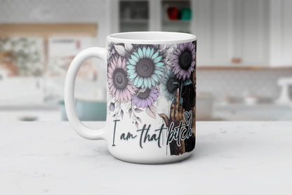 Soft Petals, Savage Soul | Funny Floral Mug for Women| 1314 Creations