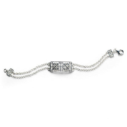 Southern Gates Sterling Silver Terrace Double Chain Bracelet