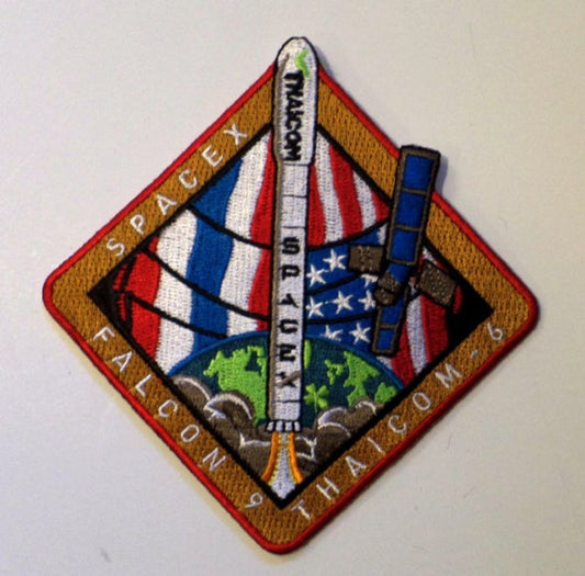 SPACEX MISSION PATCH THAICOM 6  - The Space Store