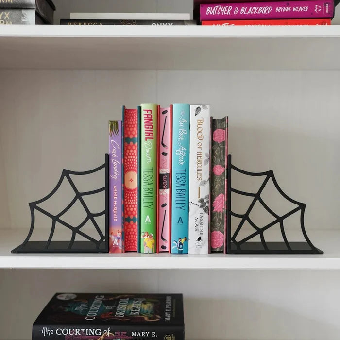 Spider Web Bookends