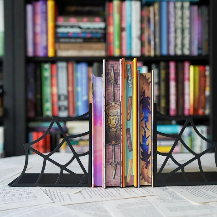Spider Web Bookends