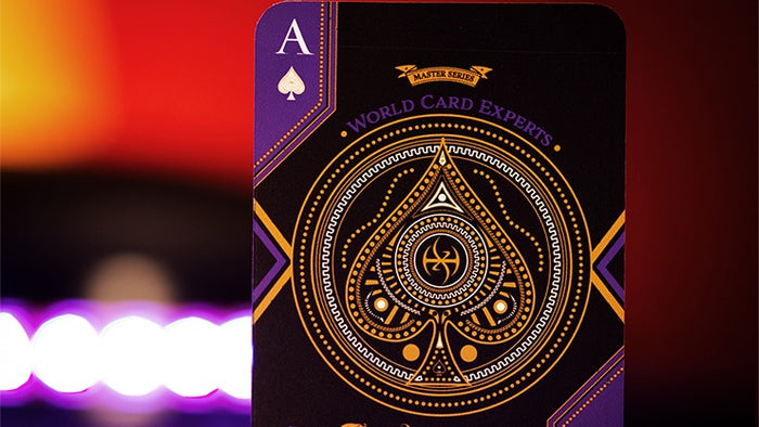Standard Edition Dark Lordz Royale (Purple) by De'vo Playing Cards by De'vo