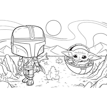 Star Wars: The Mandalorian: The Official Funko POP! Coloring Book