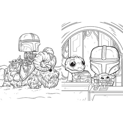 Star Wars: The Mandalorian: The Official Funko POP! Coloring Book