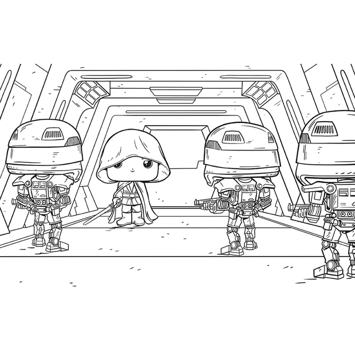 Star Wars: The Mandalorian: The Official Funko POP! Coloring Book