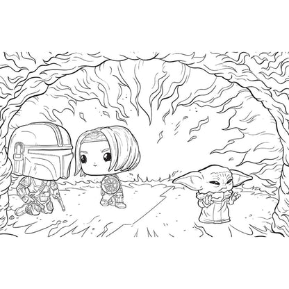 Star Wars: The Mandalorian: The Official Funko POP! Coloring Book