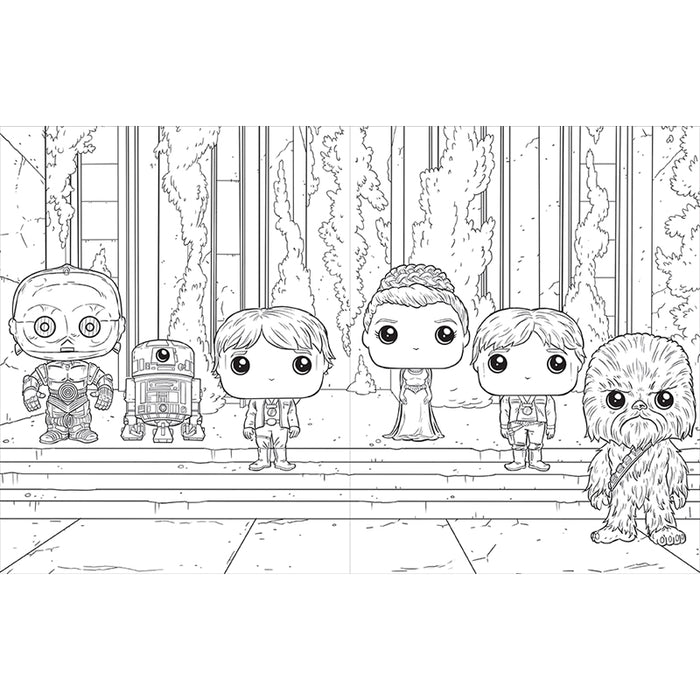Star Wars: The Official Funko POP! Coloring Book