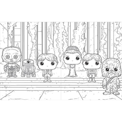 Star Wars: The Official Funko POP! Coloring Book