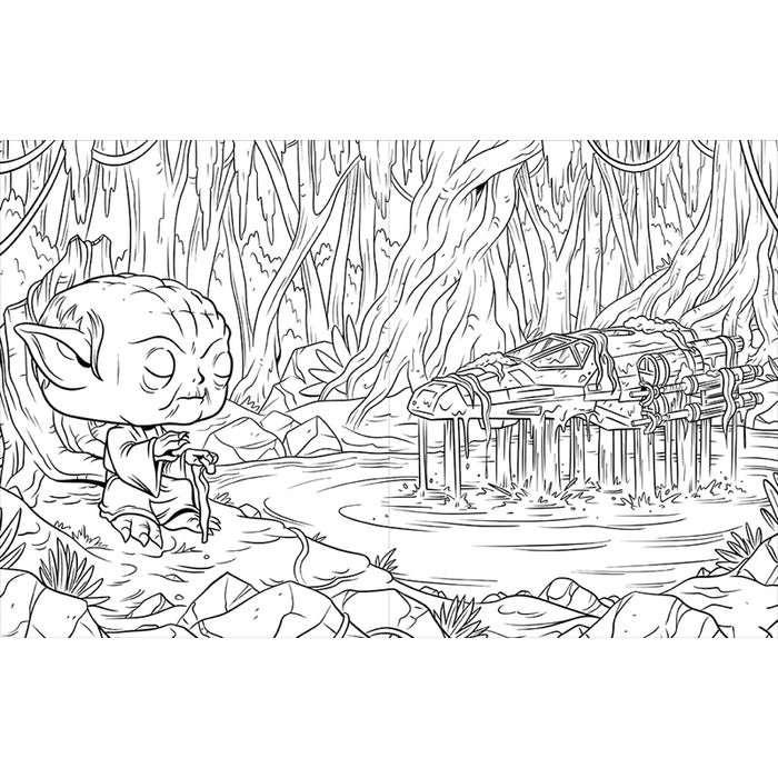 Star Wars: The Official Funko POP! Coloring Book