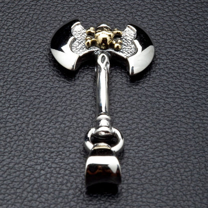 sterling silver Viking axe jewelry.