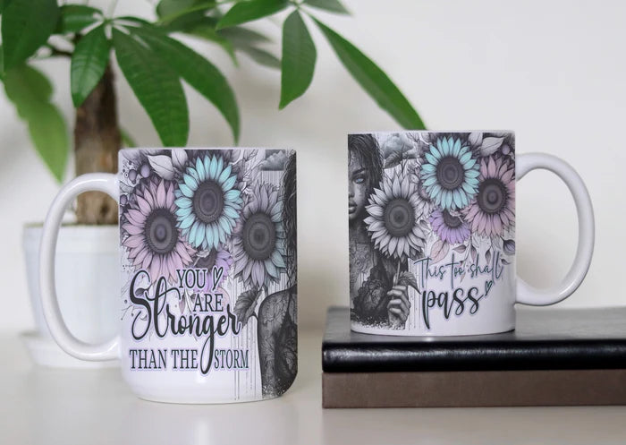 Still I Bloom Mug | Inspirational Sunflower Coffee Mug | 1314 Creations
