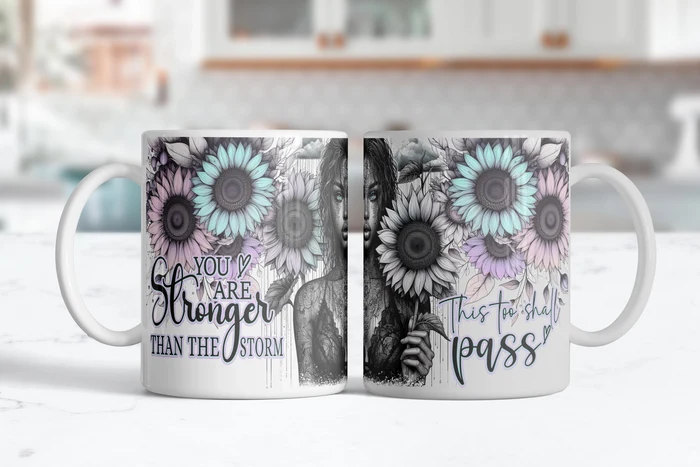 Still I Bloom Mug | Inspirational Sunflower Coffee Mug | 1314 Creations