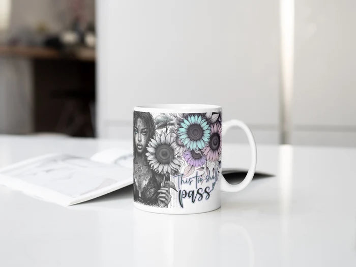 Still I Bloom Mug | Inspirational Sunflower Coffee Mug | 1314 Creations