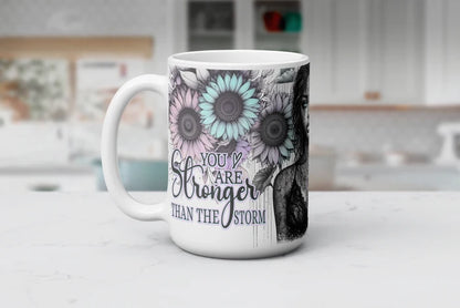 Still I Bloom Mug | Inspirational Sunflower Coffee Mug | 1314 Creations