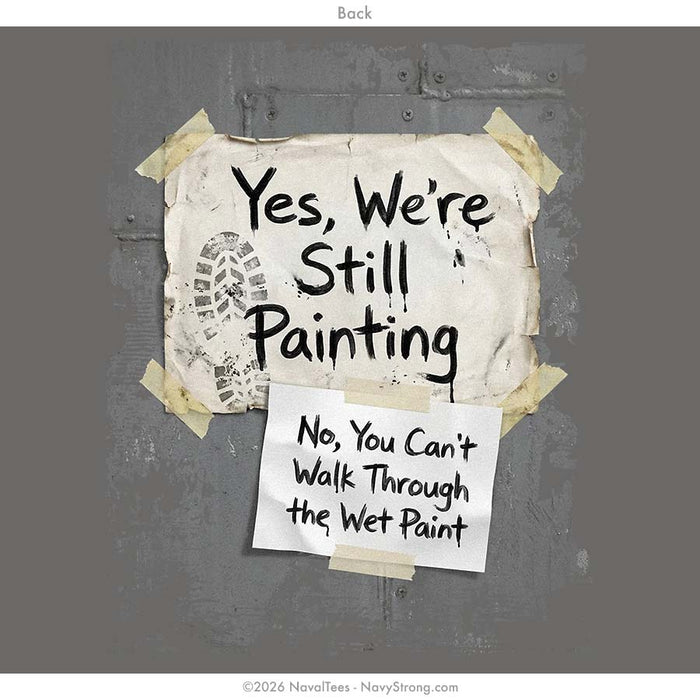"Still Painting" Tee | Charcoal