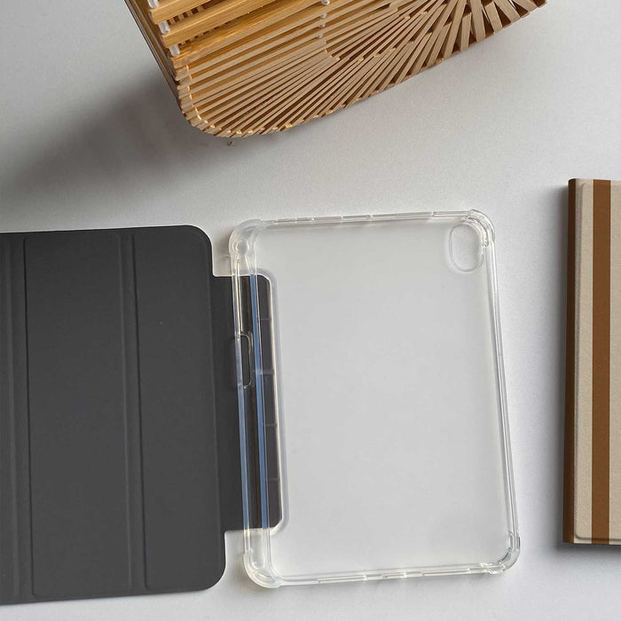 Stripe Pattern iPad Case - Brown