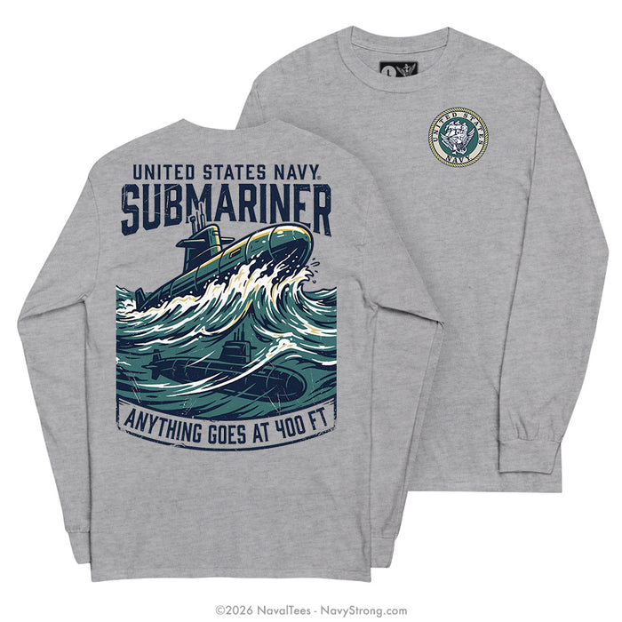 "Submariner" Long Sleeve Tee | Grey