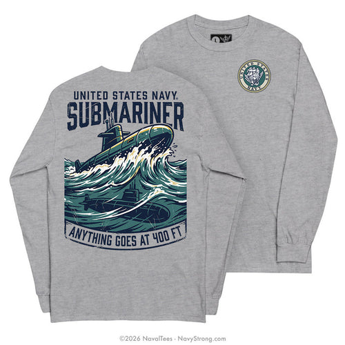 "Submariner" Long Sleeve Tee | Grey