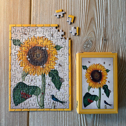 Sunflower Buzzing | 99 Piece Jigsaw Puzzle