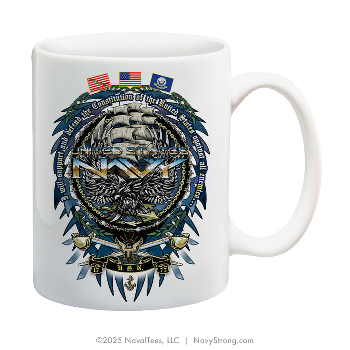 "Support & Defend"  | 15 oz Coffee Mug