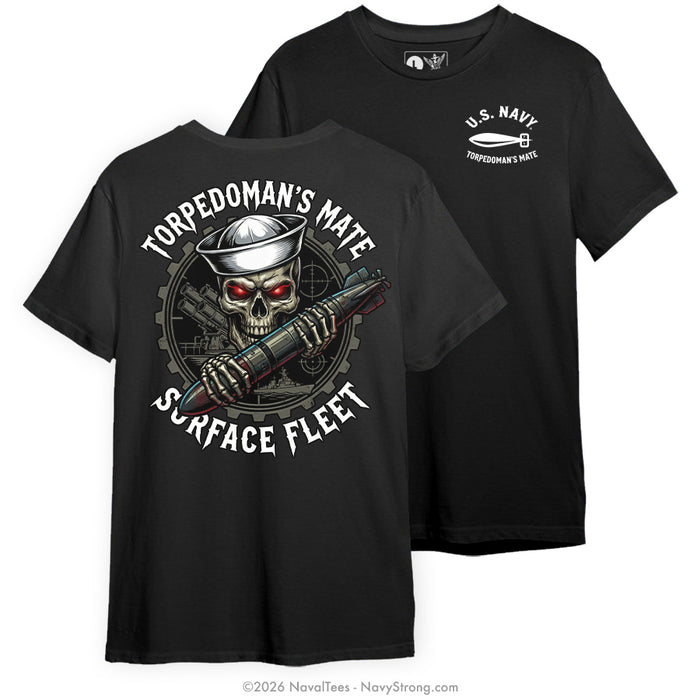 "Surface Torpedo" Tee | Black