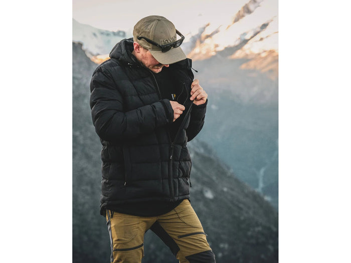 Swazi Puffadder Puffer Jacket Black