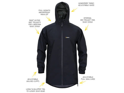Swazi Sentinel Ultralite Jacket Waterproof & Windproof Black