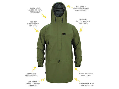 Swazi Tahr Ultralite Jacket Olive Waterproof & Windproof