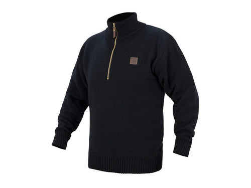 Swazi The Mackenzie Wool Long Sleeve Top Black