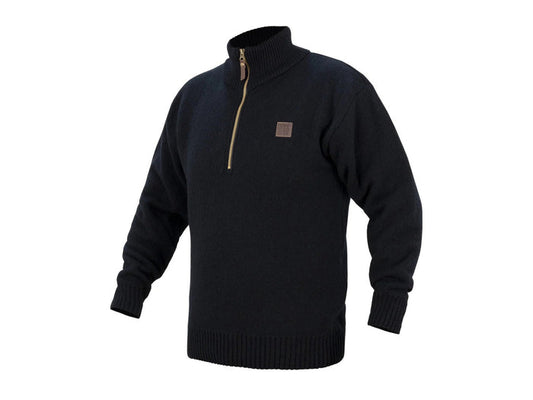 Swazi The Mackenzie Wool Long Sleeve Top Black