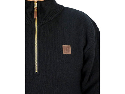 Swazi The Mackenzie Wool Long Sleeve Top Black