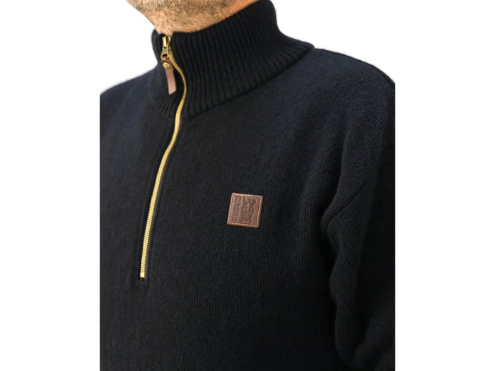 Swazi The Mackenzie Wool Long Sleeve Top Black