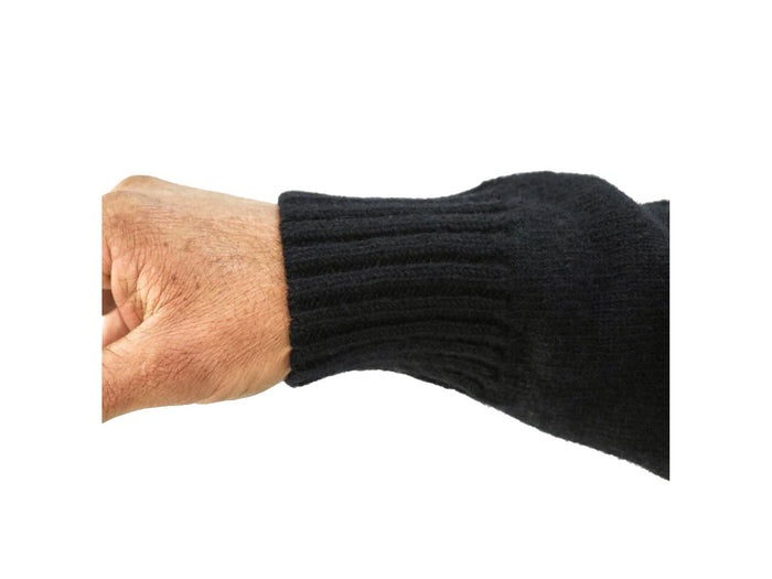 Swazi The Mackenzie Wool Long Sleeve Top Black