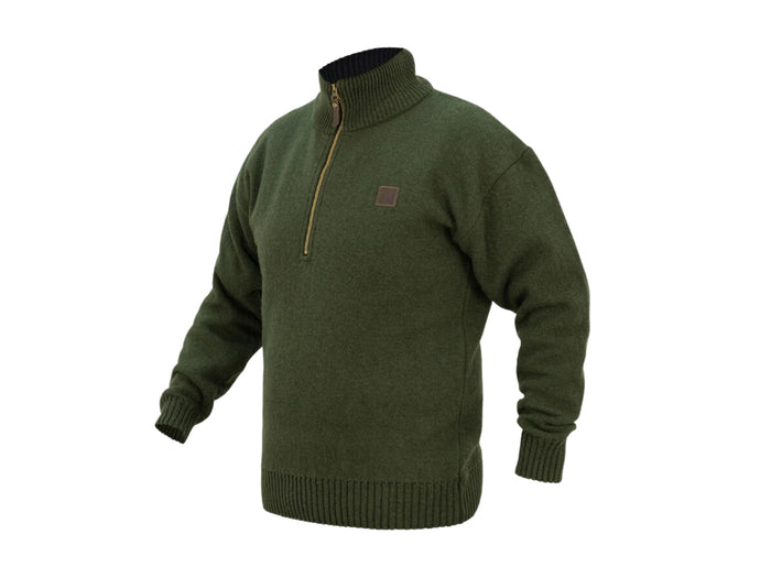Swazi Unisex Mackenzie Wool Long Sleeve Top | Olive