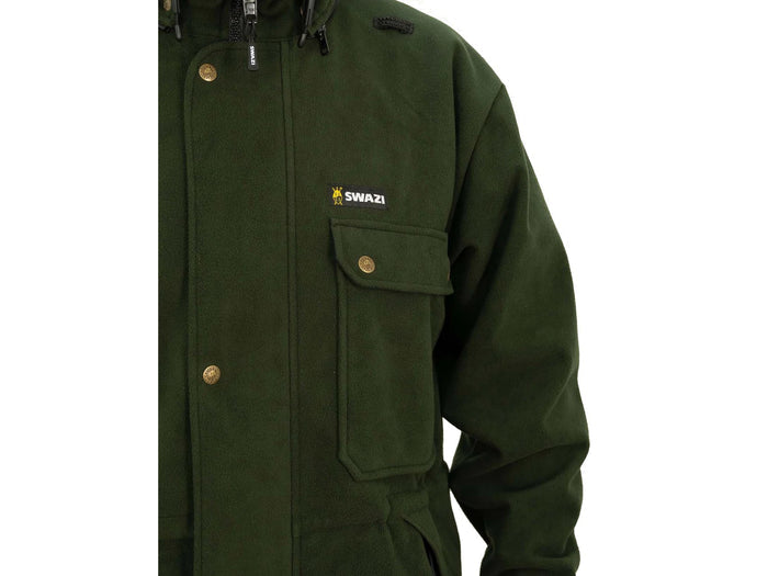 Swazi Windriver Fleece Windproof Jacket Olive