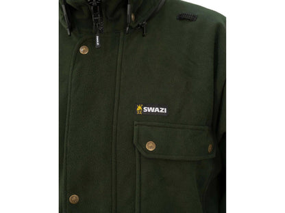 Swazi Windriver Fleece Windproof Jacket Olive