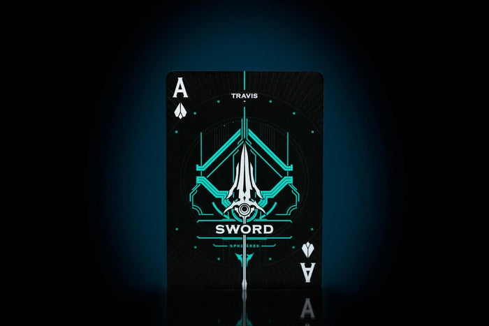 Sword Playing Cards 2 Deck Set (Deluxe and Classic) by The Card Mafia Playing Cards by US Playing Card Co.