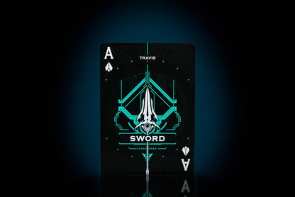 Sword Playing Cards 2 Deck Set (Deluxe and Classic) by The Card Mafia Playing Cards by US Playing Card Co.