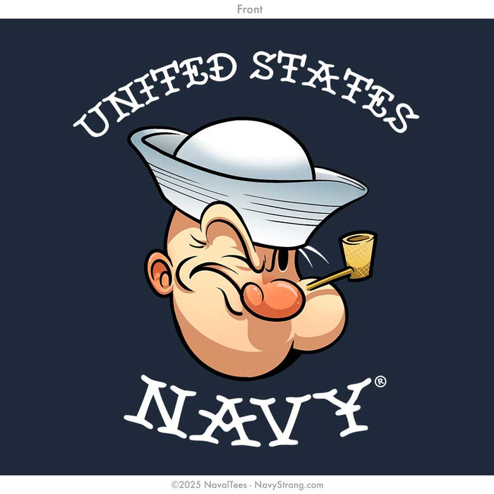 "Tattooed Popeye" Tee | Navy