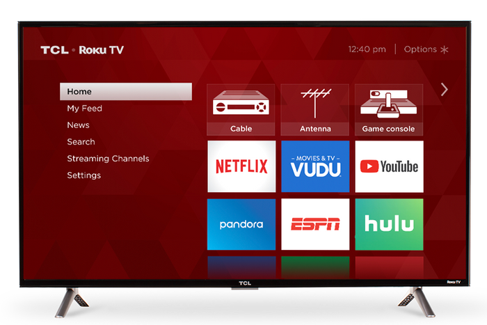 TCL Smart TV 43" LED - Roku(Refurbished)
