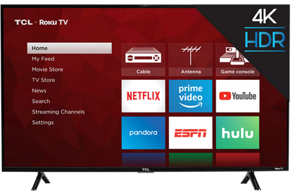 TCL Smart TV 43" LED 4K(Refurbished)