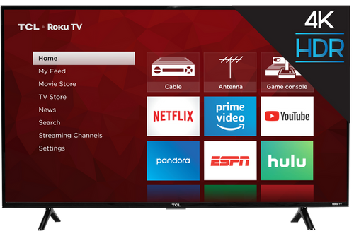 TCL Smart TV 43" LED 4K(Refurbished)