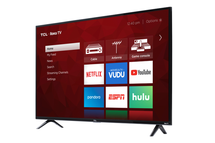 TCL Smart TV 50" LED 4K - ROKU(Refurbished)